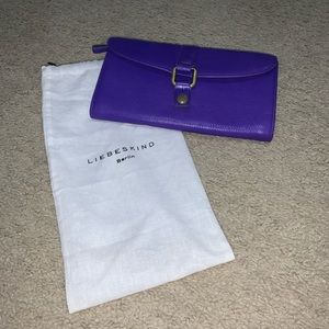 LIEBESKIND Purple Leather Wallet
